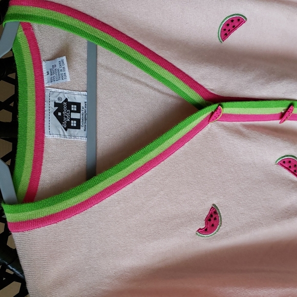 NWOT Storybook Knits watermelon 🍉 sweater - Picture 1 of 10